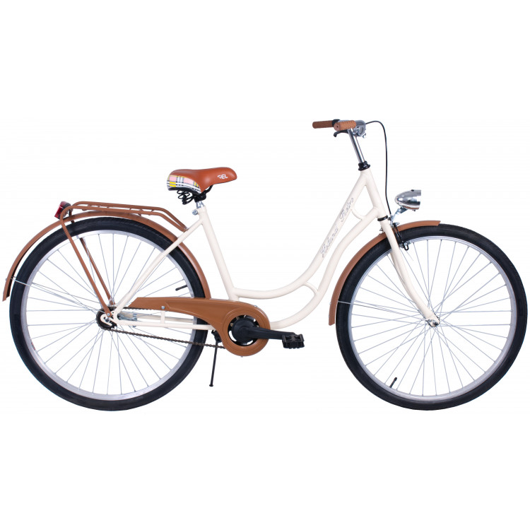 Mestský bicykel 28" Kozbike Orlando Holand Retro 1172 1 prevodový krémovo hnedý Mestský bicykel 28" Kozbike Orlando Holand Retro 1172 1 prevodový krémovo hnedý